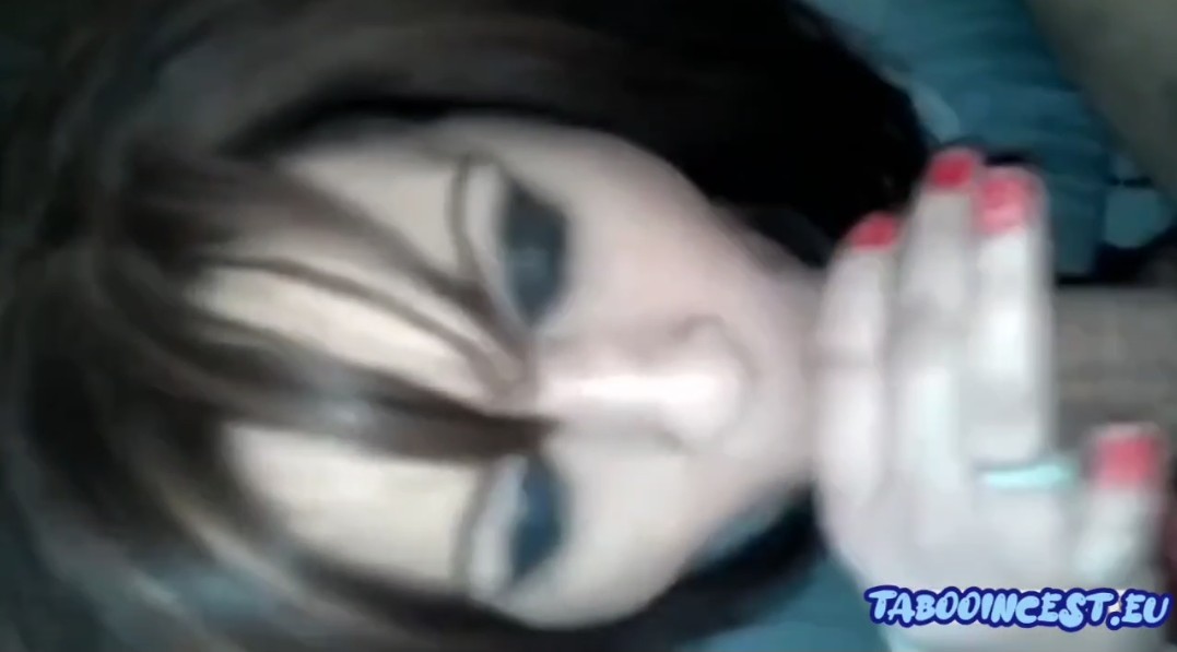 Real mom sucks my dick and I film her and she has no problem with filming