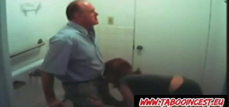Teacher gives blowjob to schoolgirl in toilet to pass exam