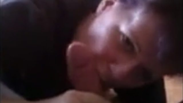 Mom gives son a blowjob at home and films it