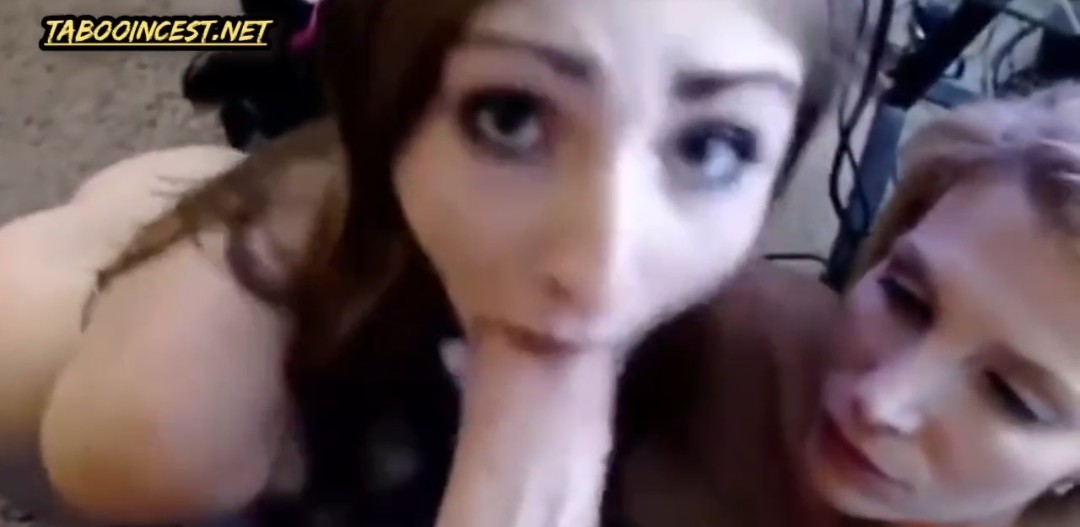 Mom and daughter have extreme sex with a huge cock and film themselves to become porn stars